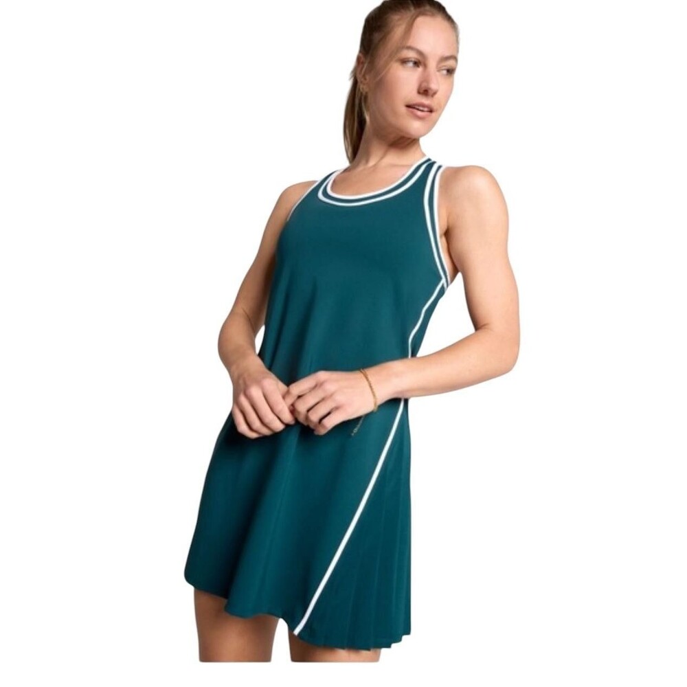 Calia Athletic Dress XS Green Racerback Tennis Golf Active Dress
